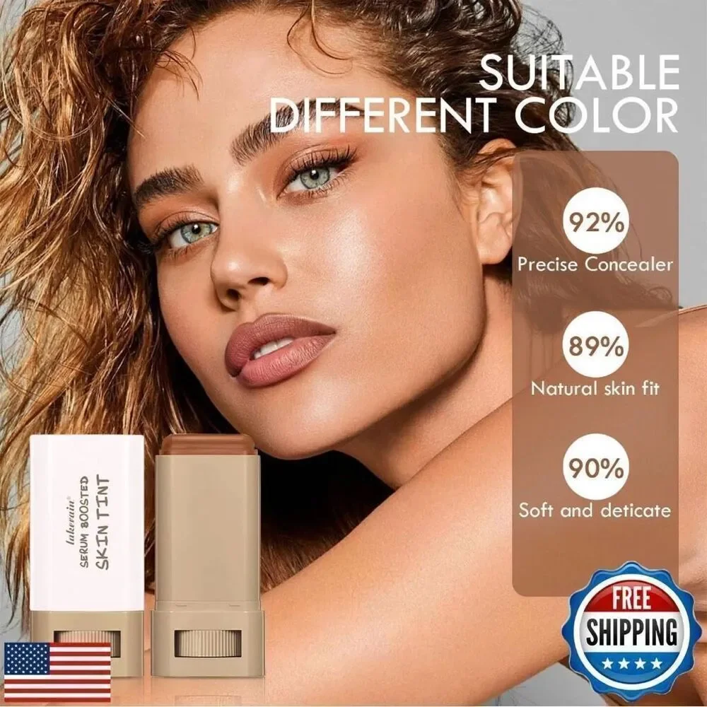Foundation Stick Beauty Balm Serum Boosted Skin Tinted Moisturizer New